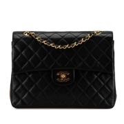 Chanel Vintage Pre-owned Laeder chanel-vskor Black, Dam