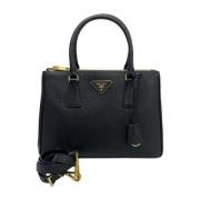 Prada Vintage Pre-owned Laeder handvskor Black, Dam