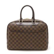 Louis Vuitton Vintage Pre-owned Canvas handvskor Brown, Dam