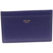 Celine Vintage Pre-owned Laeder hem-och-kontorstillbehr Blue, Dam