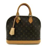 Louis Vuitton Vintage Pre-owned Canvas handvskor Brown, Dam