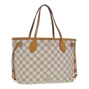 Louis Vuitton Vintage Pre-owned Canvas totevskor White, Dam