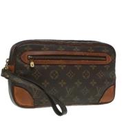 Louis Vuitton Vintage Pre-owned Canvas kuvertvskor Brown, Dam