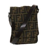 Fendi Vintage Pre-owned Canvas fendi-vskor Black, Dam