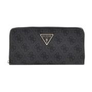 Guess Damplånbok Laurel Logo Black, Dam