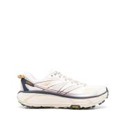 Hoka One One Vita/Beige/Grå Stiliga Sneakers White, Dam