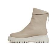 Halmanera Beige Ankelboots för kvinnor Beige, Dam