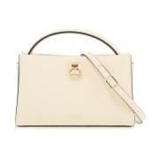 Mulberry Gyllene Keystone Lock Mini Iris Handväska Beige, Dam