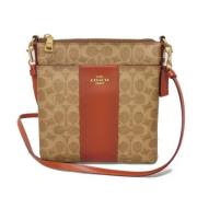 Coach Pre-owned Pre-owned Canvas axelremsvskor Beige, Dam