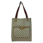 Gucci Vintage Pre-owned Canvas totevskor Gray, Dam