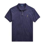 Ralph Lauren Marinblå Custom Fit Mjuk Bomullsskjorta Blue, Herr