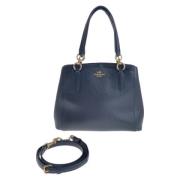 Coach Pre-owned Pre-owned Plast handvskor Blue, Dam