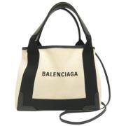 Balenciaga Vintage Pre-owned Canvas balenciaga-vskor Beige, Dam