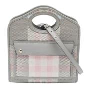 Burberry Vintage Pre-owned Canvas handvskor Gray, Dam