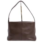 Burberry Vintage Pre-owned Laeder axelremsvskor Brown, Dam