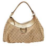 Gucci Vintage Pre-owned Laeder gucci-vskor Beige, Dam