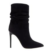 Paris Texas Svarta Slouchy Ankelboots Black, Dam