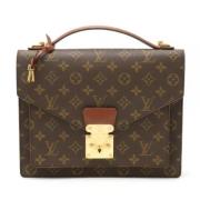 Louis Vuitton Vintage Pre-owned Canvas handvskor Brown, Dam