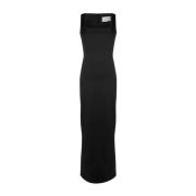 Coperni Svart pennkjol maxi klänning Black, Dam