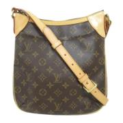 Louis Vuitton Vintage Pre-owned Canvas axelremsvskor Brown, Dam