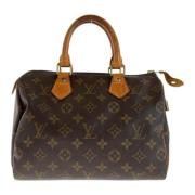 Louis Vuitton Vintage Pre-owned Canvas handvskor Brown, Dam