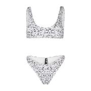 Reina Olga Vit Polka Dot Bikini Coolio White, Dam