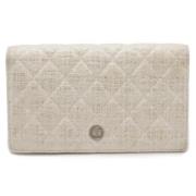 Chanel Vintage Pre-owned Canvas plnbcker White, Dam