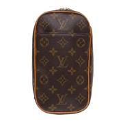 Louis Vuitton Vintage Pre-owned Canvas louis-vuitton-vskor Brown, Dam