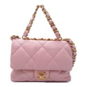 Chanel Vintage Pre-owned Laeder chanel-vskor Pink, Dam