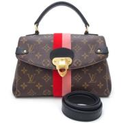 Louis Vuitton Vintage Pre-owned Canvas axelremsvskor Brown, Dam