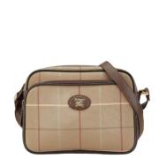 Burberry Vintage Pre-owned Laeder axelremsvskor Beige, Dam