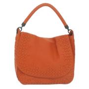 Bottega Veneta Vintage Pre-owned Laeder handvskor Orange, Dam