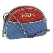 Gucci Vintage Pre-owned Laeder gucci-vskor Blue, Dam