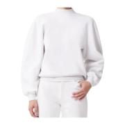 Agolde Vit Oversized Sweatshirt Tarron White, Dam