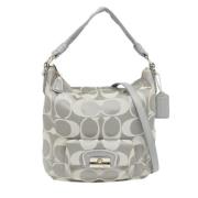 Coach Pre-owned Pre-owned Tyg handvskor Gray, Dam