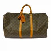 Louis Vuitton Vintage Pre-owned Canvas handvskor Brown, Dam