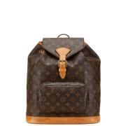 Louis Vuitton Vintage Pre-owned Canvas ryggsckar Brown, Dam