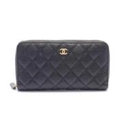 Chanel Vintage Pre-owned Laeder plnbcker Black, Dam