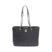 Chanel Vintage Pre-owned Laeder chanel-vskor Black, Dam