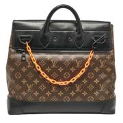 Louis Vuitton Vintage Pre-owned Belagd canvas resvskor Black, Dam