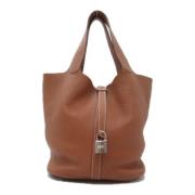 Hermès Vintage Pre-owned Laeder handvskor Brown, Dam