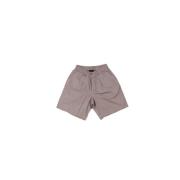 Paolo Pecora Dove Grey Bermuda Shorts Brown, Herr