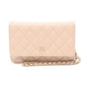 Chanel Vintage Pre-owned Laeder chanel-vskor Pink, Dam