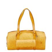 Louis Vuitton Vintage Pre-owned Laeder handvskor Yellow, Dam