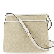 Coach Pre-owned Pre-owned Canvas axelremsvskor Beige, Dam