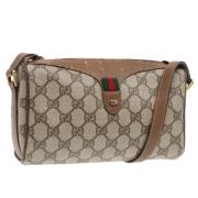 Gucci Vintage Pre-owned Laeder gucci-vskor Beige, Dam