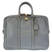 Gucci Vintage Pre-owned Laeder portfljer Gray, Herr