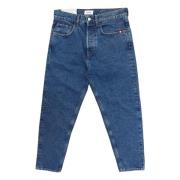 Amish Stone Wash Tapered Fit Jeans Blue, Herr