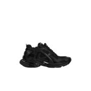 Balenciaga Svarta Runner Sneakers Med Distressed Effekt Black, Dam