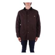 Dickies Fram Logo Knapprock Brown, Herr